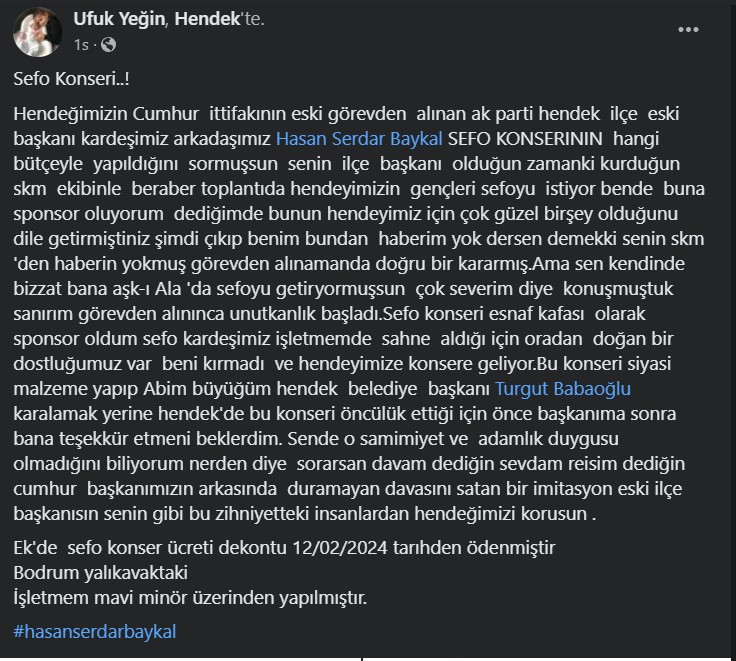 Görevden Alınan Baykal'a yanıt gecikmedi