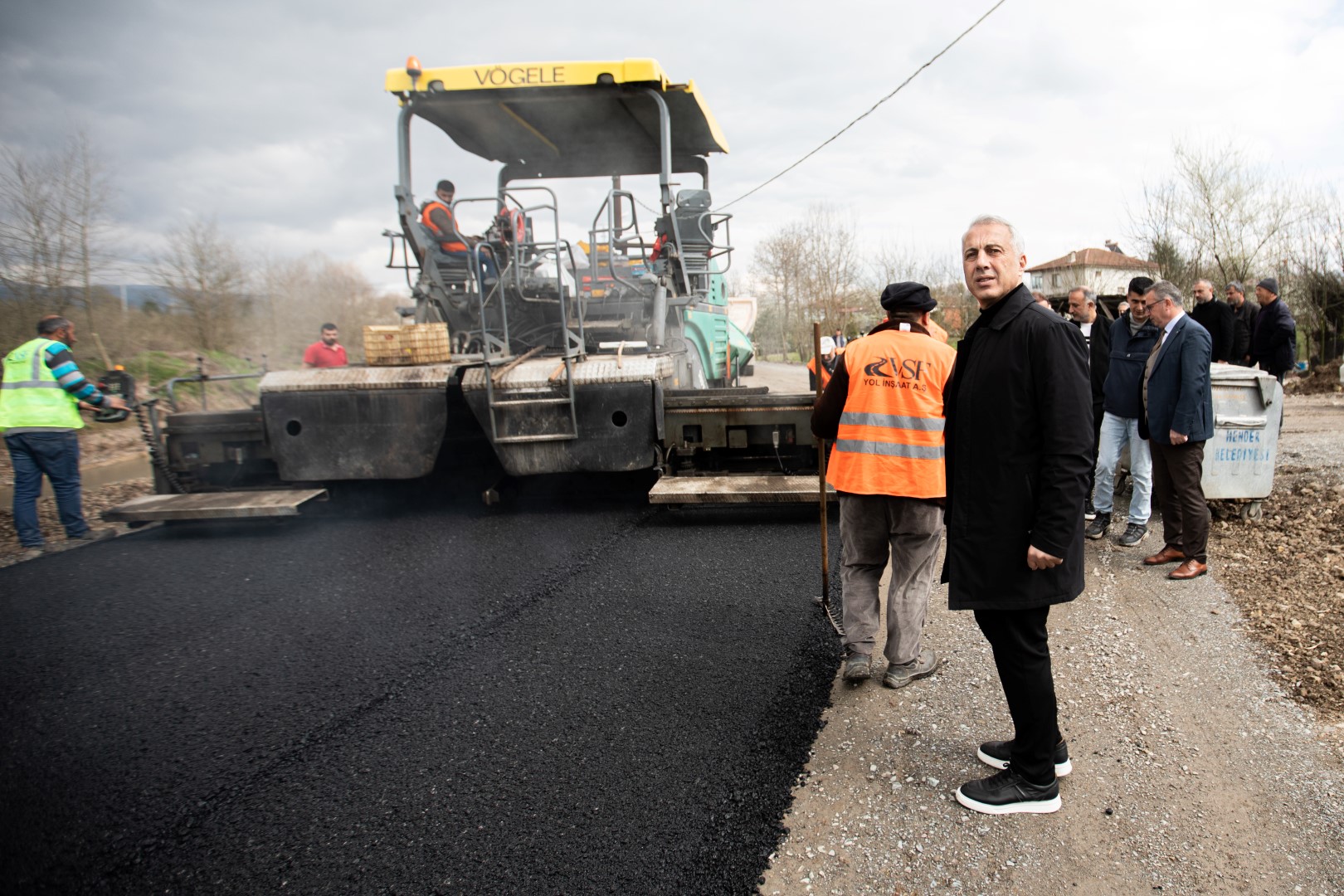 KARGALIHANBABA’DA BAĞLANTI YOLU ASFALTLANDI