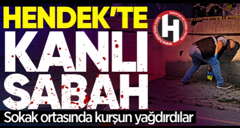 Hendek’te silahlı saldırı 