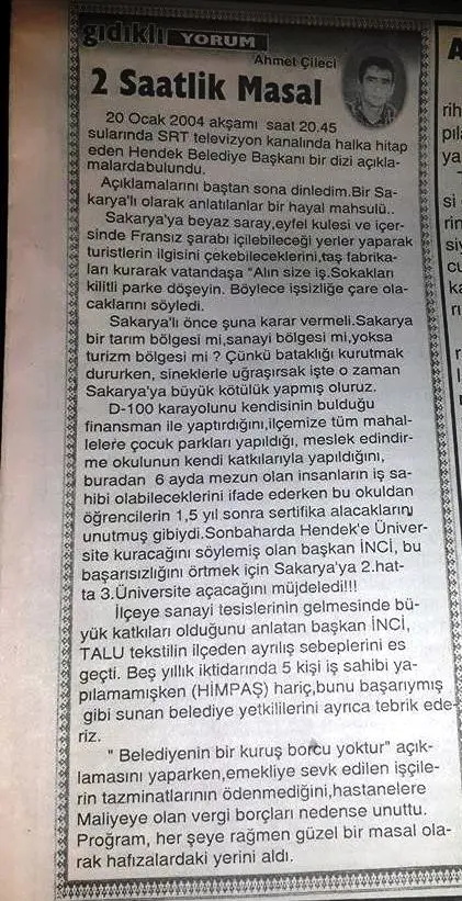 Makale: Çileci : Bana Moldovya’dan iki saatlik masal anlat … - Galeri-2