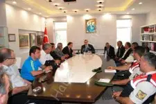 Hendek’te sporda şiddet ve güvenlik toplantisi