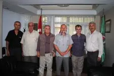 Chp’den ziraat odasi başkanina ziyaret