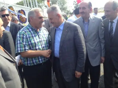 Ali inci , bakan yildirim ve müezzinoğlu ile görüştü