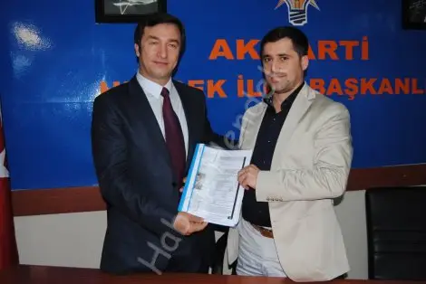 Av.ekrem bedir hendek belediye başkan a.adayliği başvurusunu yapti