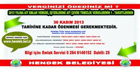 Emlak vergisi ödemeyenlere duyuru