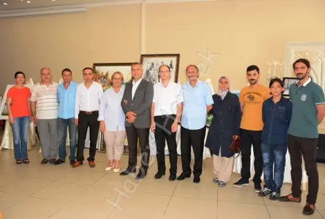 Haber: Babaoğlu,sergiyi gezdi kursiyerlerle sohbet etti - Öne Çıkan