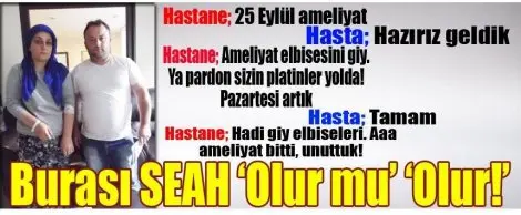 Haber: 2 kez çağirdilar ameliyat etmediler - Öne Çıkan