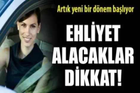 Haber: Ehliyet alacaklarin dikkatine - Öne Çıkan
