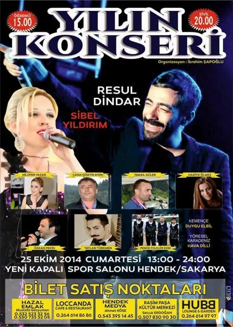 Haber: Hendekte hafta sonu konser var - Öne Çıkan