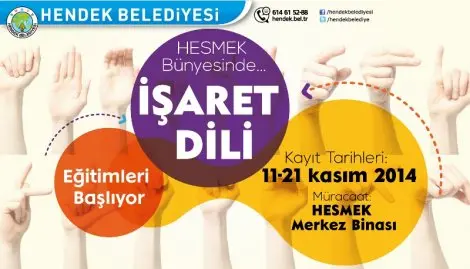 Haber: Hendek’te “işaret dili kursu” - Öne Çıkan