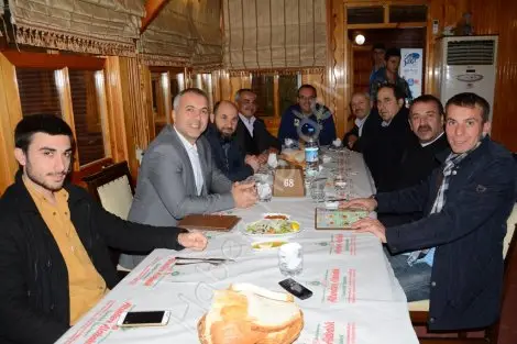 Bahadir,mhp ilçe başkani ve meclis üyelerini ağirladi