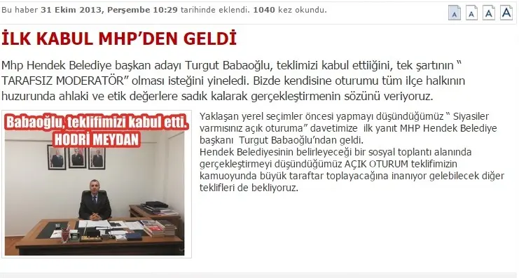 Haber: Babaoğlu’ndan İnci’ye Yanıt - Galeri-2