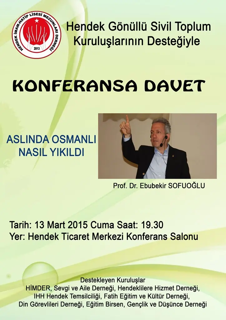 Haber: Konferansa Davet - Öne Çıkan