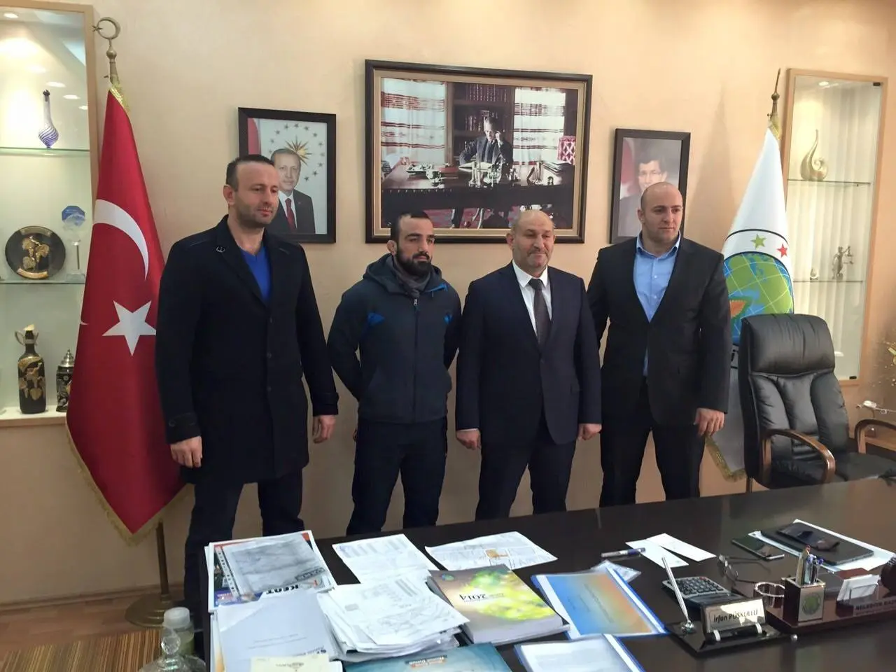 Haber: Milli Güreşçi Yunus Özel , Püsküllü’yü ziyaret etti - Galeri-1