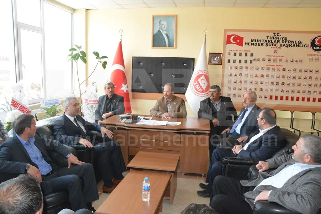 Haber: MHP Hendek’ten Muhtarlar Derneğine  Ziyaret - Galeri-1