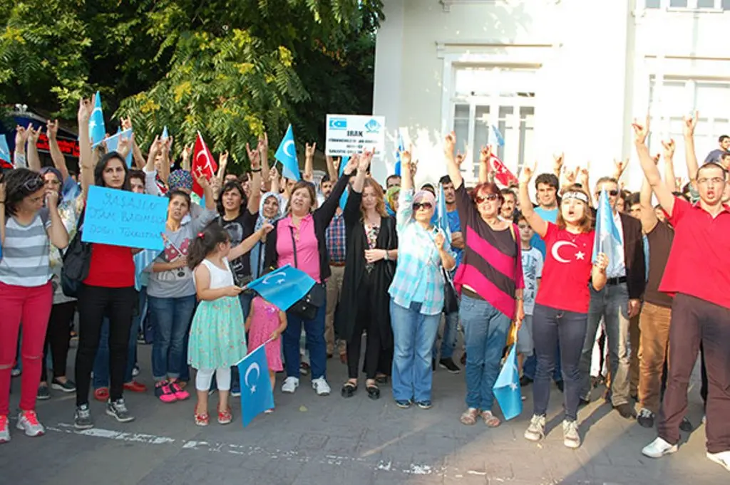 Haber: Ülkücüler Çin Zulmünü protesto ettiler - Galeri-5