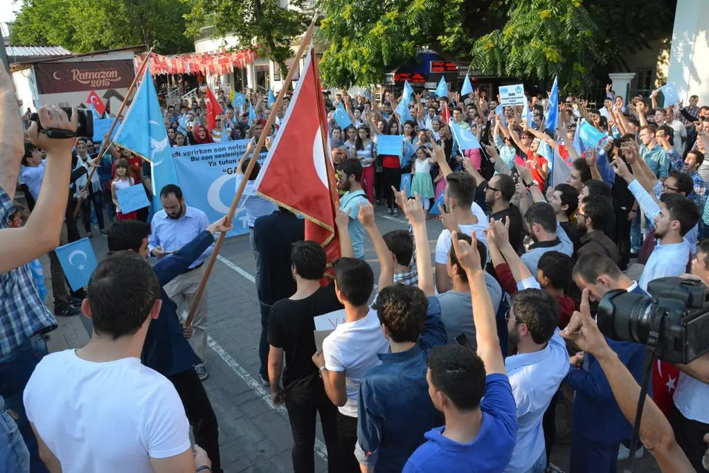 Haber: Ülkücüler Çin Zulmünü protesto ettiler - Galeri-1