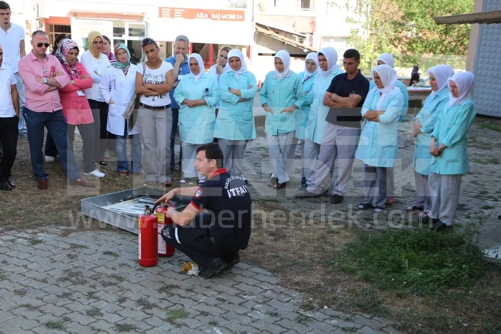 Haber: Hendek Devlet Hastanesinde Yangın Tatbikat Gerçekleşti - Galeri-3