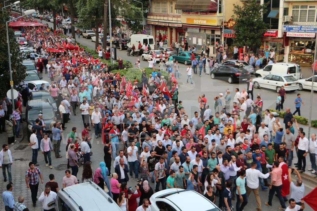 Haber: BİNLERCE KİŞİ ŞEHİTLERE SAYGI, TERÖRE LANET YÜRÜYÜŞÜNE KATILDI - Galeri-4