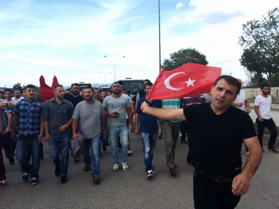 Haber: AKPA Alüminyum çalışanları Şehitler için yürüdü - Galeri-1