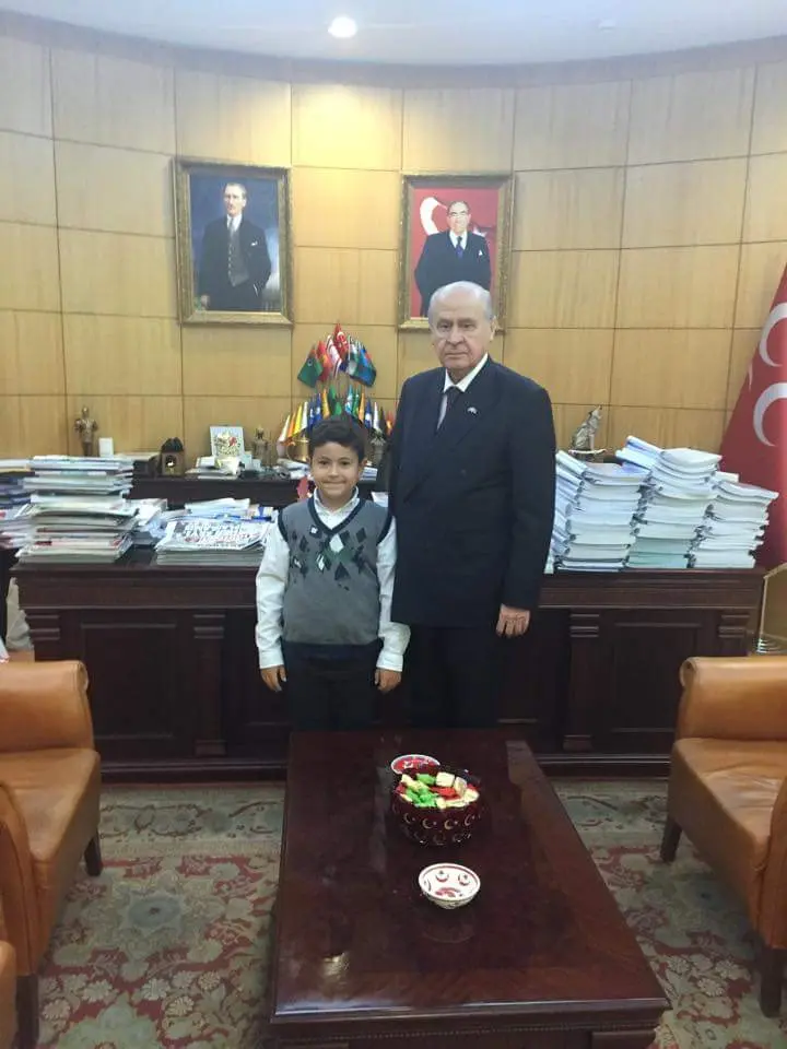 Haber: MHP’li Güneş Devlet Bahçeli’nin makamında - Galeri-1