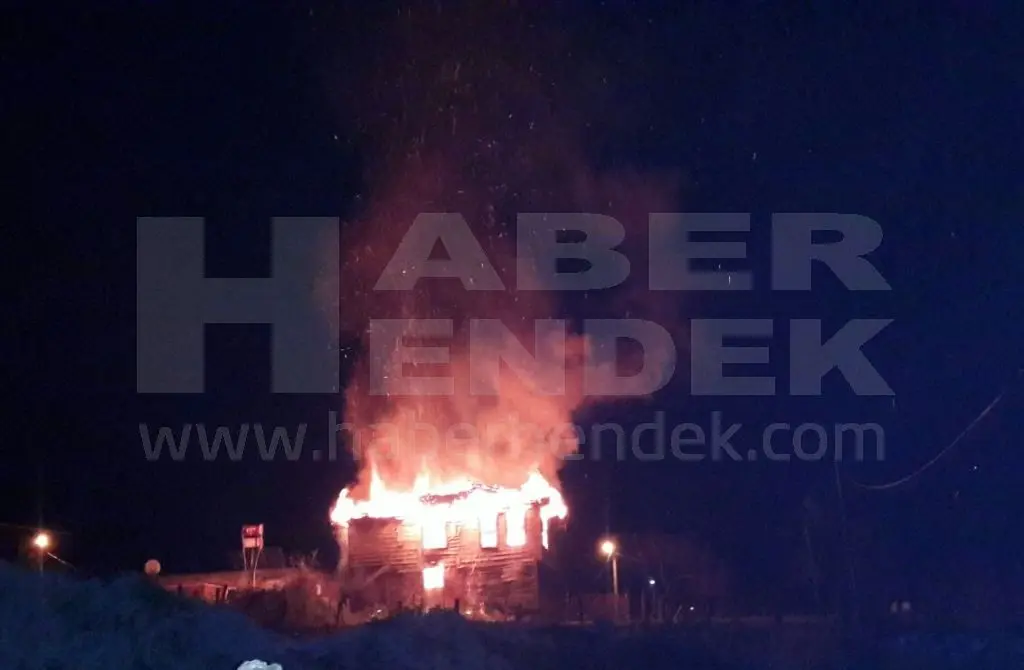Haber: Hendek'te İki Katlı Ev Kül Oldu - Galeri-1
