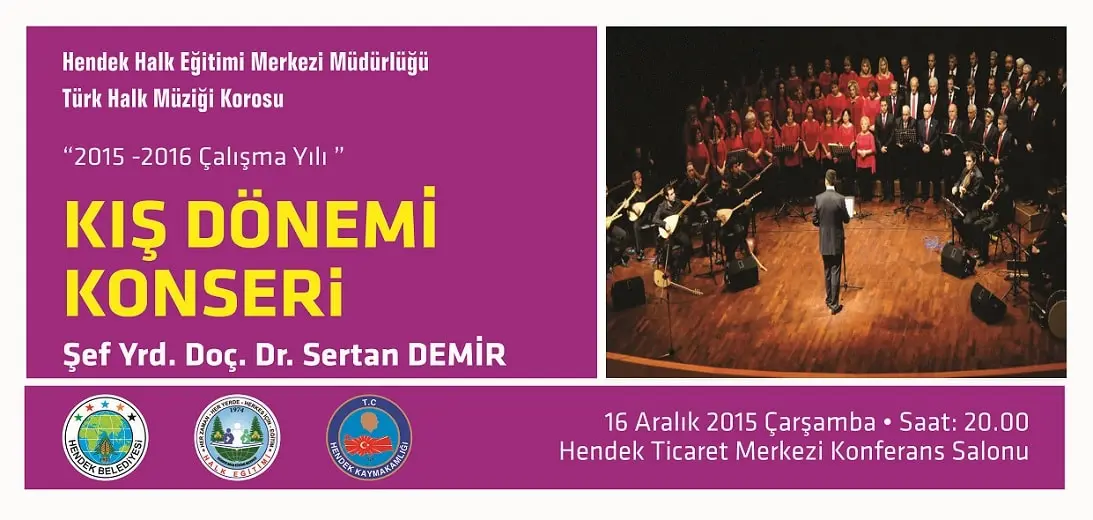 Haber: Hendek Türk Halk Müziği Korosundan Konser - Öne Çıkan