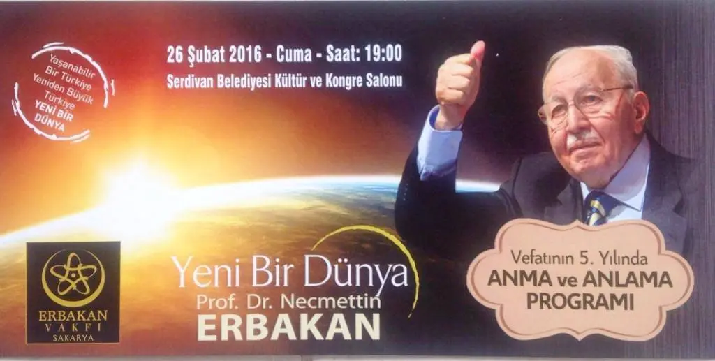 Haber: Necmettin Erbakan Anılacak - Öne Çıkan