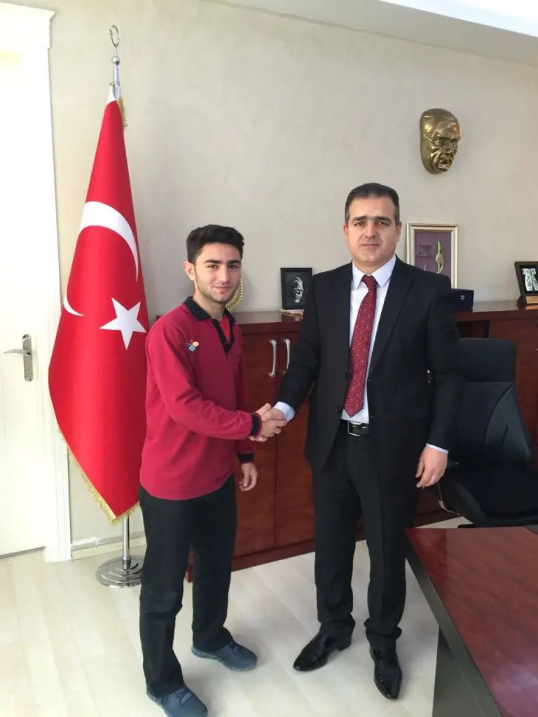 Haber: Şampiyon Kaymakam Akbıyık’ı Ziyaret Etti - Galeri-1