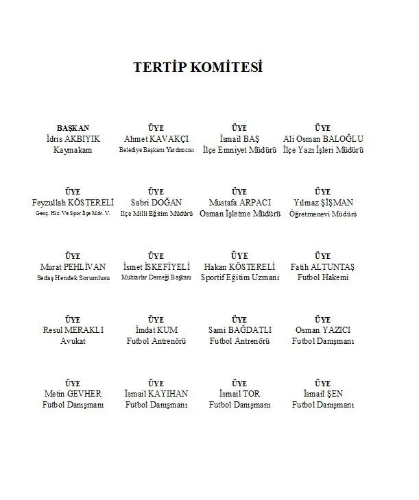 Haber: Kaymakamlık Kupası Tertip Komitesi İlk Toplantısını Yaptı - Galeri-1