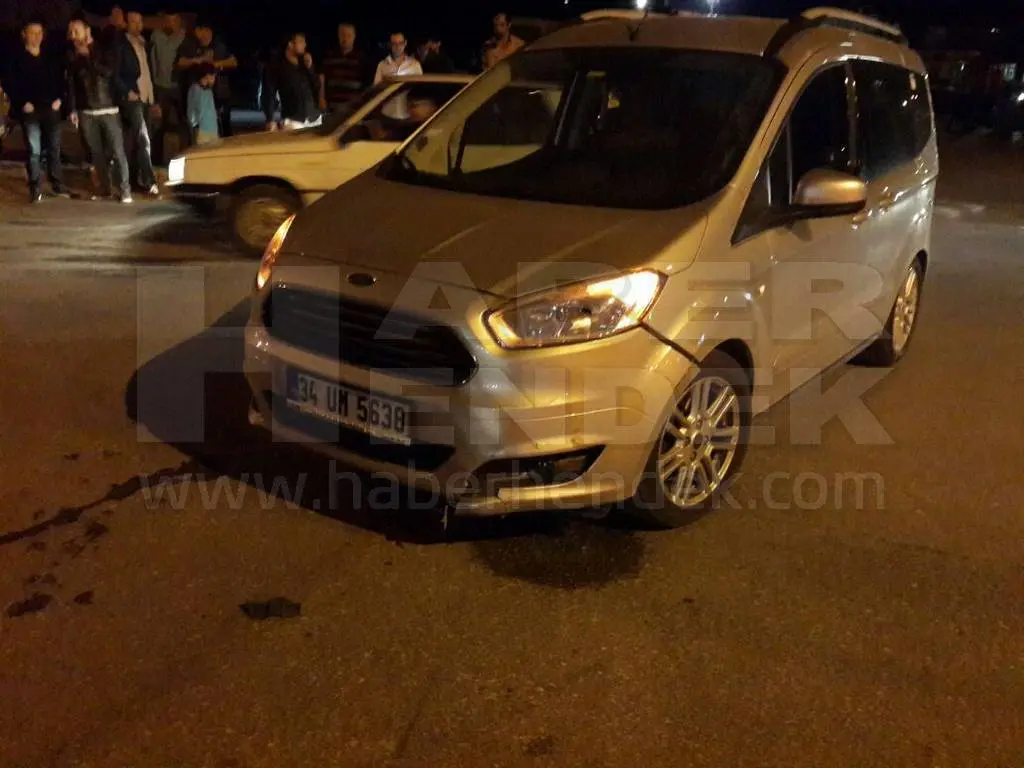 Haber: MOTOSİKLET KAZASI 2 YARALI - Galeri-1