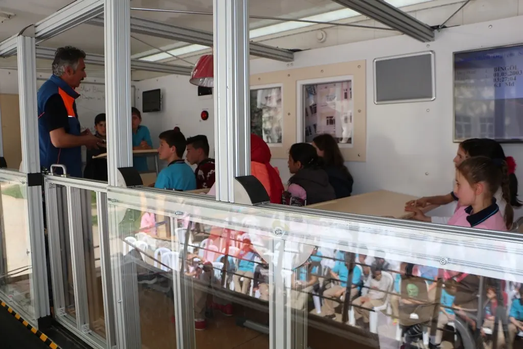 Haber: Öğrenciler Deprem Tır’ı İle Bilinçleniyor - Galeri-1