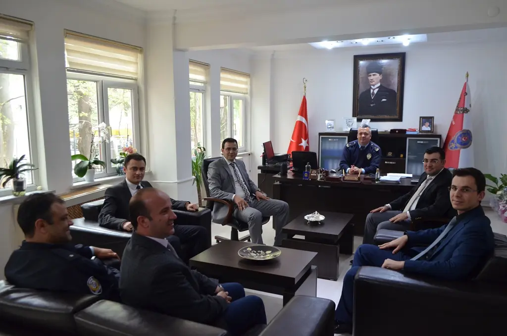 Haber: Başsavcı ve Daire Amirlerinden Emniyete Ziyaret - Galeri-1