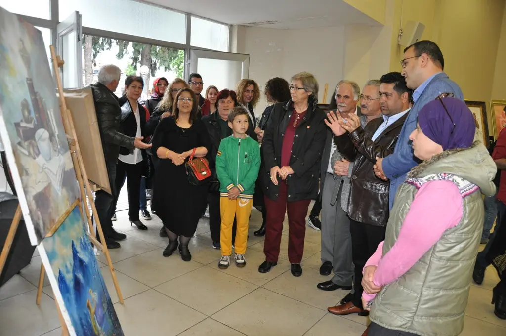 Haber: Sanatseverler Sergide Buluştu - Galeri-1