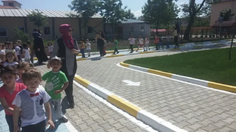 Haber: Anaokulu Öğrencileri Trafik Parkını Gezdi - Galeri-1