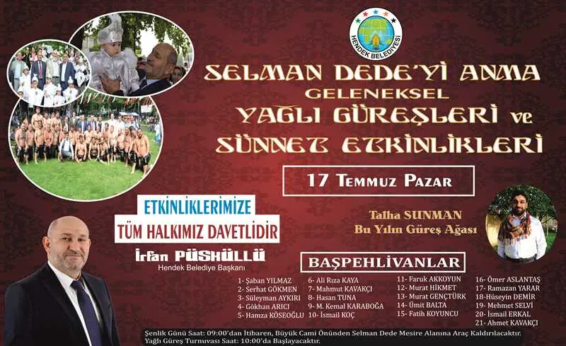 Haber: Selman Dede Etkinlikleri 17 Temmuz’da - Öne Çıkan