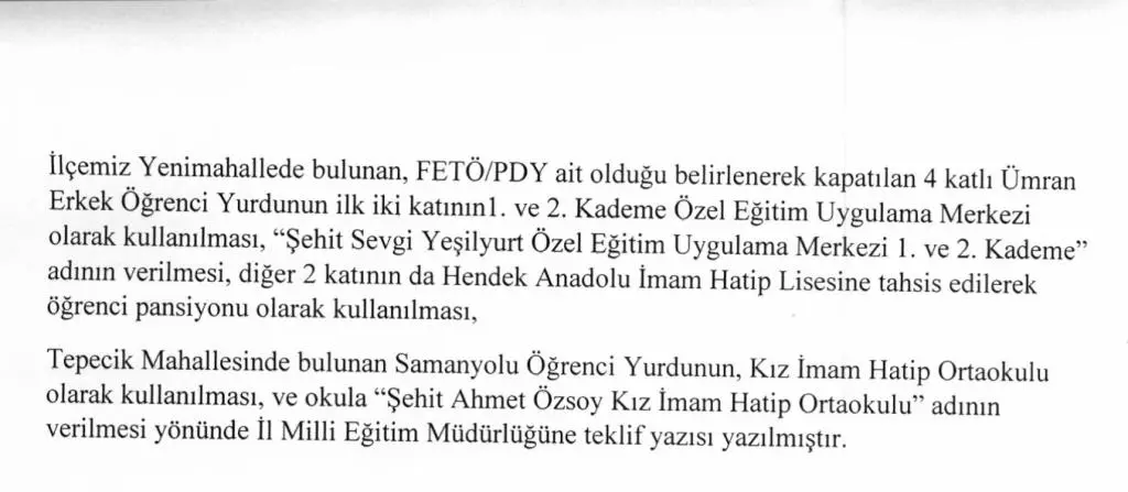 Haber: Kapatılan O Yurtlar Eğitime Hazırlanıyor - Galeri-2