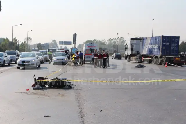 Genç Motosiklet Sürücüsü Hayatını Kaybetti