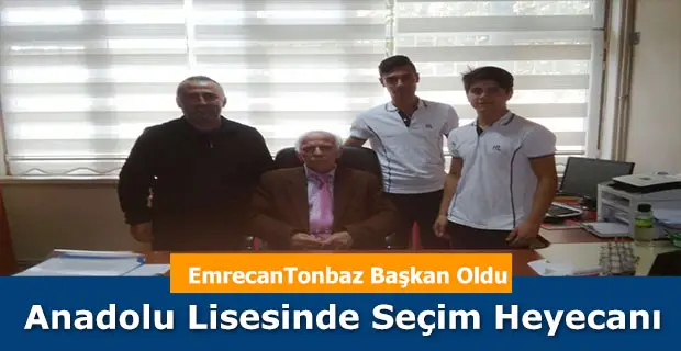 Anadolu Lisesinde Başkan Tonbaz Oldu