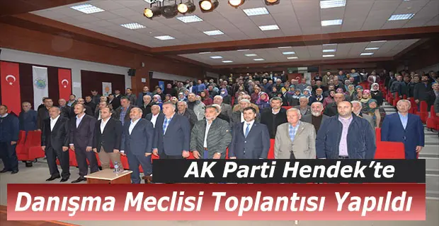Haber: AK Parti Hendek İlçe Danışma Toplantısı yapıldı - Öne Çıkan