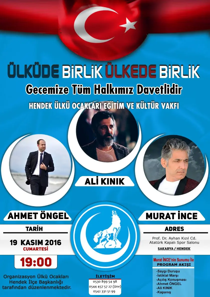Haber: Ülkücülerden “Ülküde Birlik Ülkede Birlik” Gecesi - Öne Çıkan