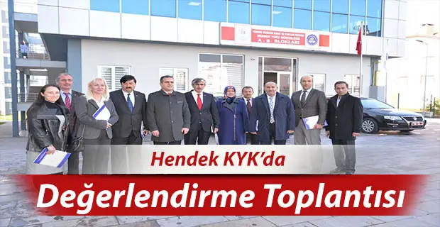 KYK’da Değerlendirme Toplantısı