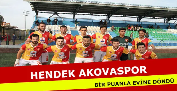Haber: Akovaspor Bir Puanla Döndü - Öne Çıkan