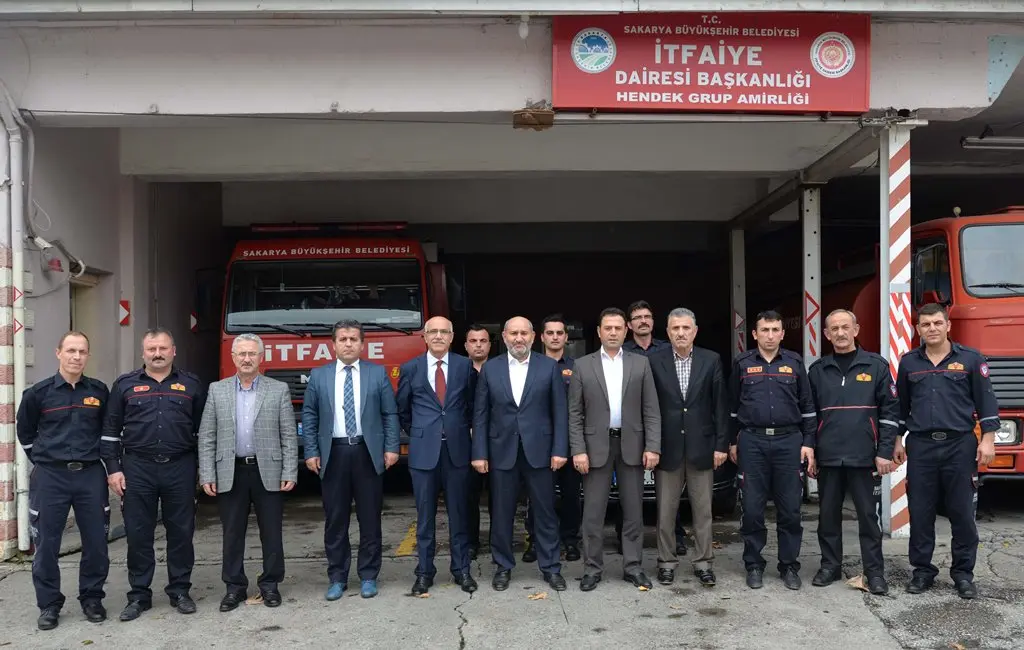 Haber: Hendek İtfaiyesi, Başkanları ağırladı - Galeri-1