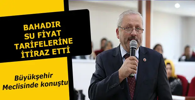 MHP’li Bahadır Fiyat Tarifelerine İtiraz Etti