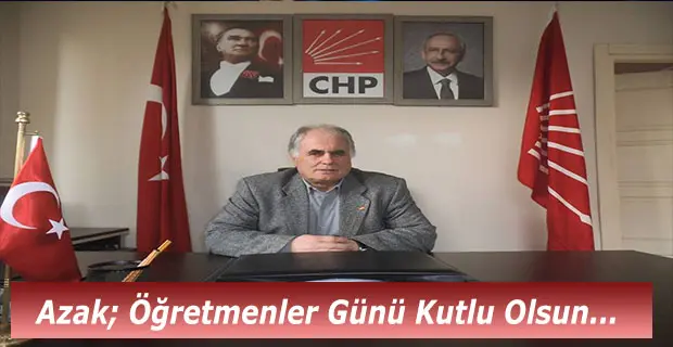Haber: Azak; Öğretmenler Gününüz Kutlu Olsun - Öne Çıkan