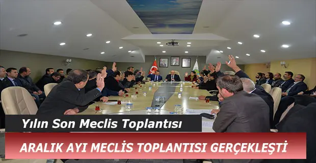 Haber: 2016’nın son meclis toplantısı - Öne Çıkan