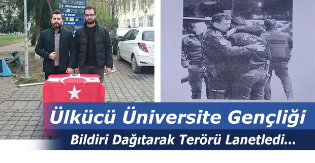 Haber: Ülkücü Üniversite Öğrencileri Bildiri Dağıttı - Öne Çıkan
