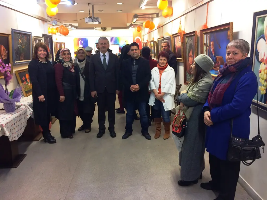Haber: HENDEK'Lİ RESSAMLAR SAGÜSAD’DA SERGİ AÇTI - Galeri-1