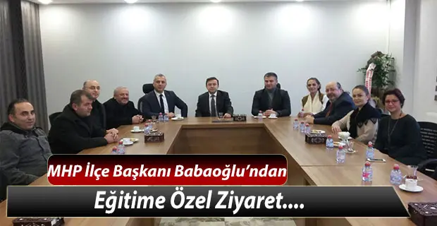 Haber: MHP İlçe Başkanı Babaoğlu’ndan Özel Ziyaret - Öne Çıkan
